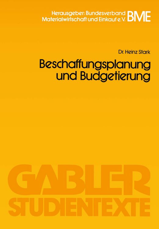 Produktbild: Beschaffungsplanung und Budgetierung