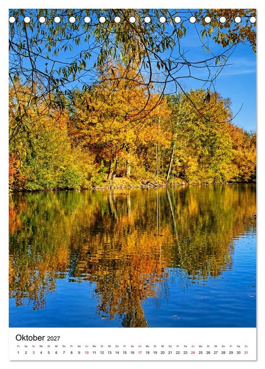 Produktbild: Dreieich Idyllen und Impressionen (Tischkalender 2027 DIN A5 hoch), CALVENDO Monatskalender