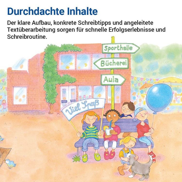 Produktbild: Das &Uuml;bungsheft Texte schreiben 1/2