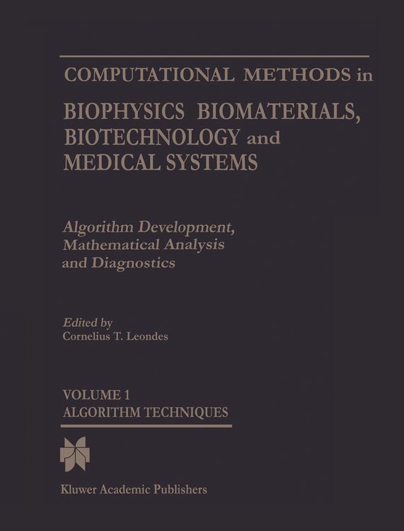 Produktbild: Computational Methods in Biophysics, Biomaterials, Biotechnology and Medical Systems