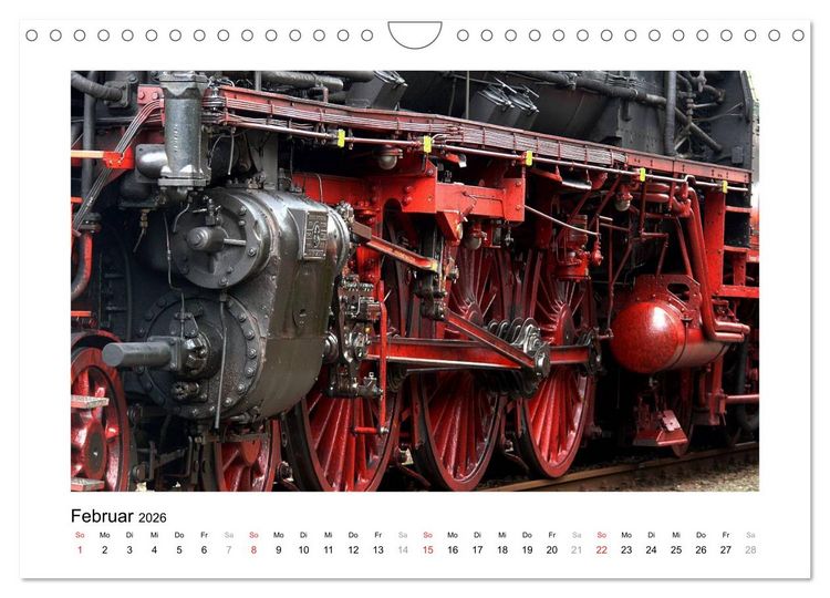 Produktbild: Unter Dampf - Dampflokromantik (Wandkalender 2026 DIN A4 quer), CALVENDO Monatskalender