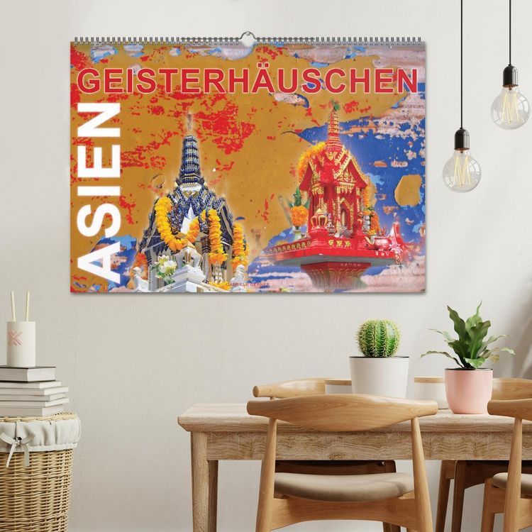 Produktbild: Asien Geisterh&auml;uschen (Wandkalender 2026 DIN A2 quer), CALVENDO Monatskalender