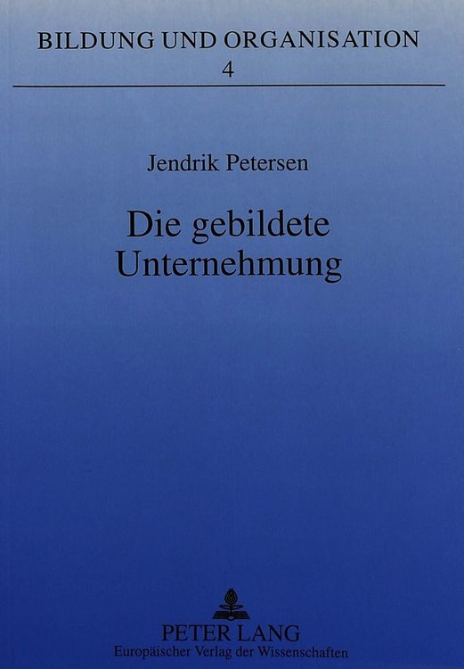 Produktbild: Die gebildete Unternehmung