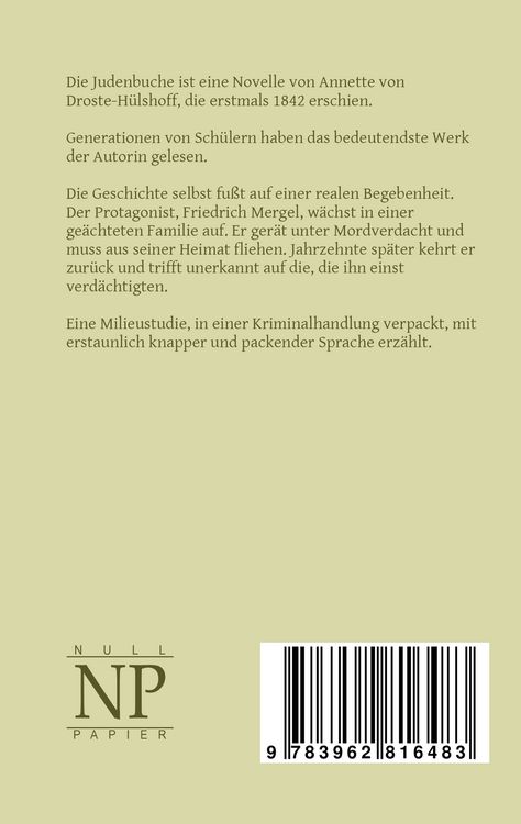 Produktbild: Die Judenbuche