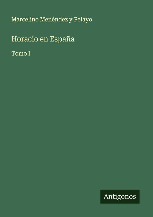 Produktbild: Horacio en Espa&ntilde;a
