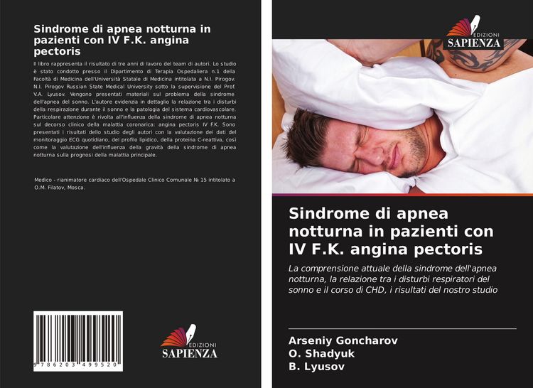 Produktbild: Sindrome di apnea notturna in pazienti con IV F.K. angina pectoris