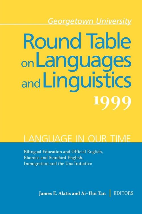 Produktbild: Georgetown University Round Table on Languages and Linguistics (GURT) 1999