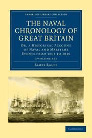 Produktbild: The Naval Chronology of Great Britain 3 Volume Set