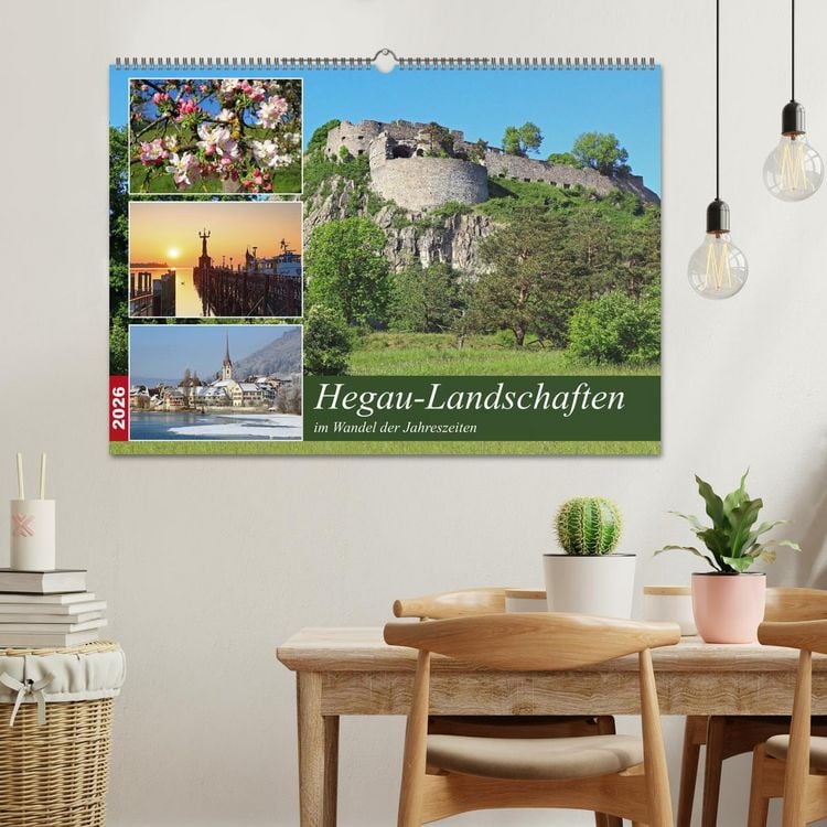 Produktbild: Hegau-Landschaften (Wandkalender 2026 DIN A2 quer), CALVENDO Monatskalender