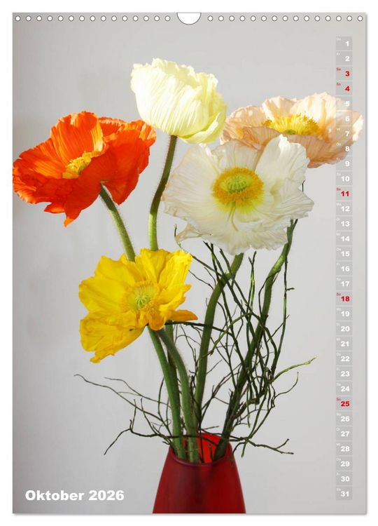 Produktbild: Mohn - Ein Bl&uuml;tentraum (Wandkalender 2026 DIN A3 hoch), CALVENDO Monatskalender