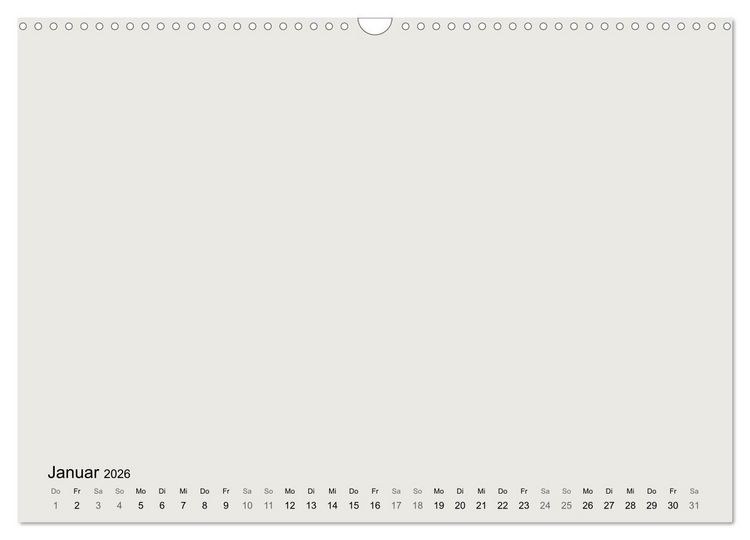 Produktbild: DIY Bastel-Kalender -Erdige Pastell Farben- Zum Selbstgestalten (Wandkalender 2026 DIN A3 quer), CALVENDO Monatskalender