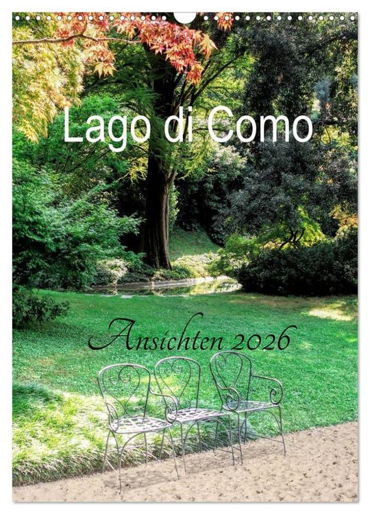 Produktbild: Lago di Como Ansichten 2026 (Wandkalender 2026 DIN A3 hoch), CALVENDO Monatskalender
