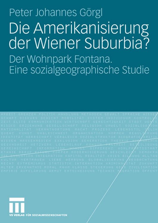 Produktbild: Die Amerikanisierung der Wiener Suburbia?
