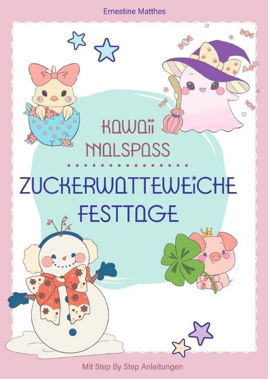 Produktbild: Kawaii Malspa&szlig; Zuckerwatteweiche Festtage
