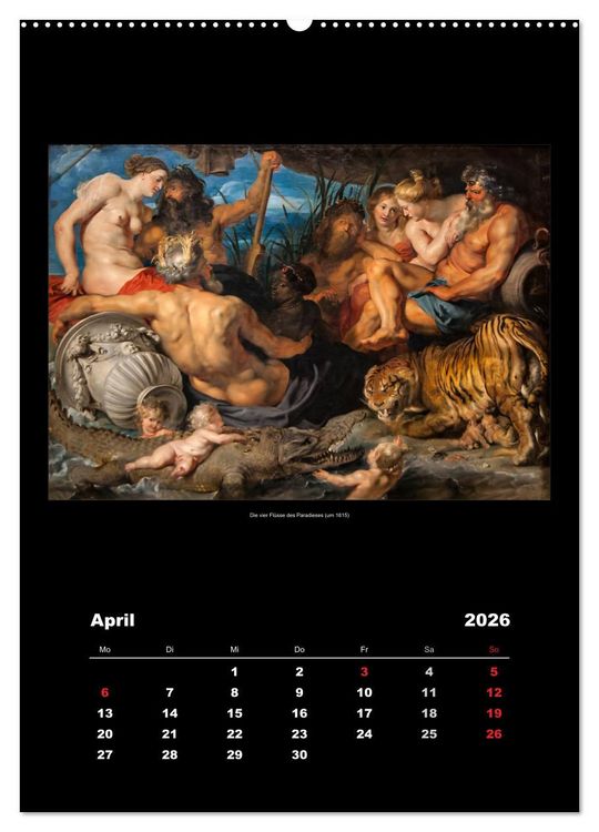 Produktbild: Peter Paul Rubens - Rubens (hochwertiger Premium Wandkalender 2026 DIN A2 hoch), Kunstdruck in Hochglanz