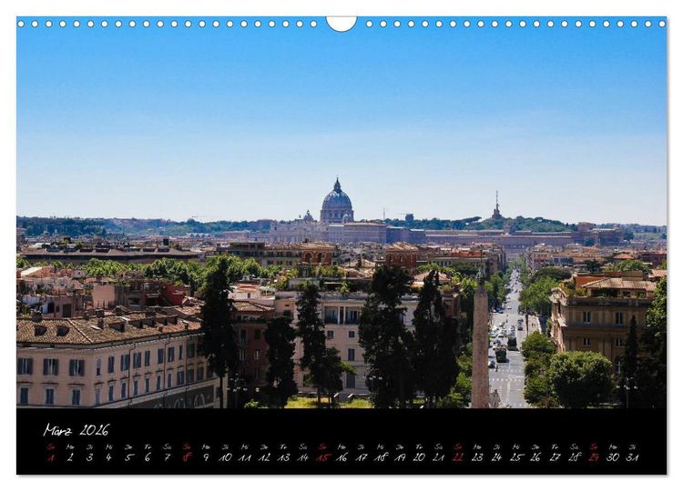 Produktbild: Rom (Wandkalender 2026 DIN A3 quer), CALVENDO Monatskalender