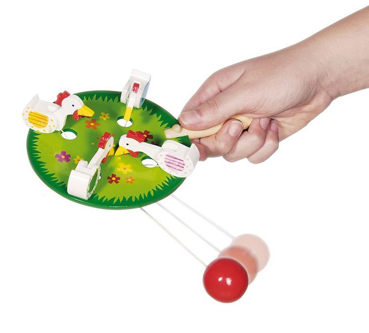 Produktbild: 4 pickende H&uuml;hner