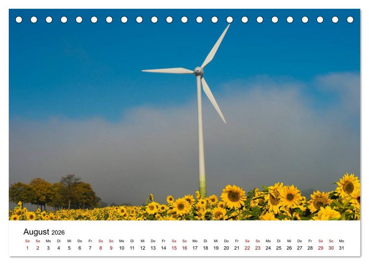Produktbild: Stimmungsvoller Niederrhein (Tischkalender 2026 DIN A5 quer), CALVENDO Monatskalender