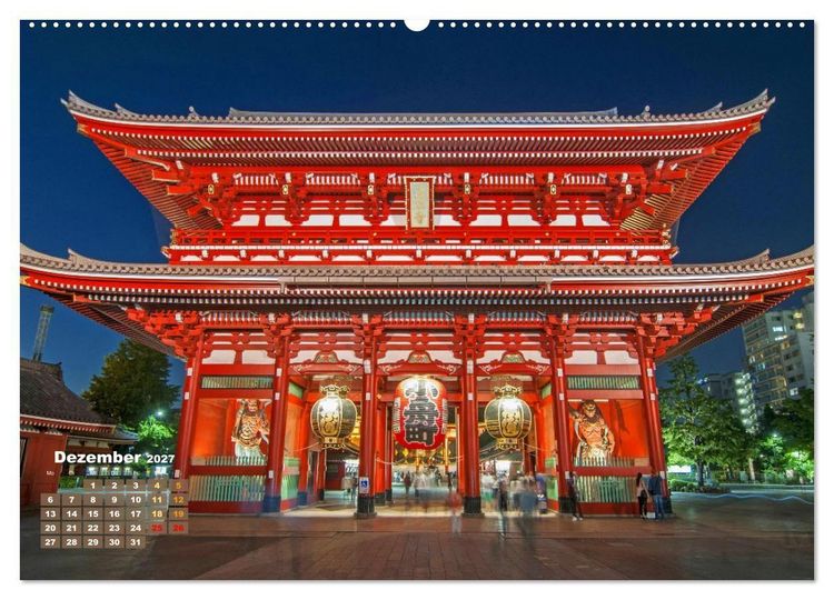 Produktbild: Tokio: Lichter einer Stadt (Wandkalender 2027 DIN A2 quer), CALVENDO Monatskalender
