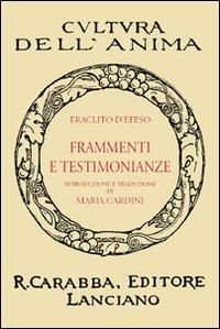 Produktbild: I frammenti e le testimonianze