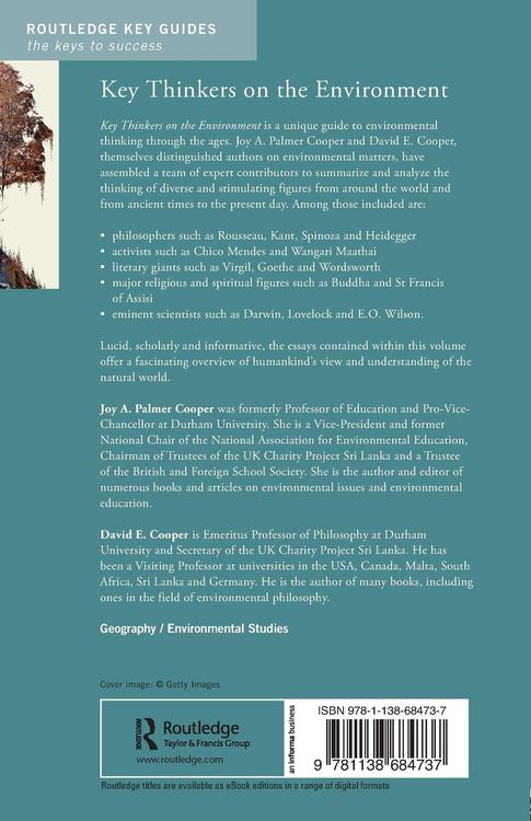 Produktbild: Key Thinkers on the Environment