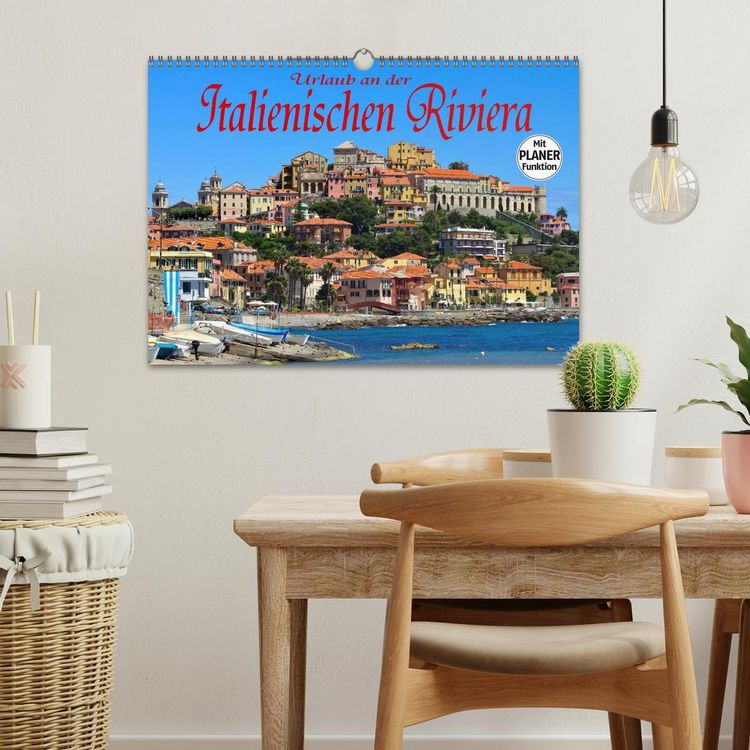 Produktbild: Urlaub an der Italienischen Riviera (Wandkalender 2026 DIN A3 quer), CALVENDO Monatskalender
