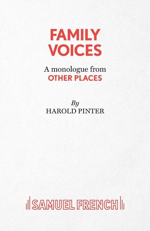 Produktbild: Family Voices (from other places) - A Play