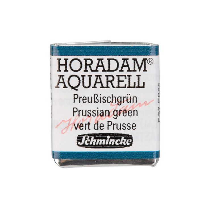 Produktbild: Schmincke Horadam Aquarell 1/2 N&auml;pfchen, Preu&szlig;ischgr&uuml;n