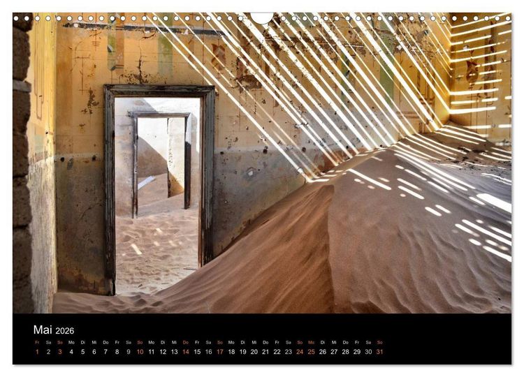Produktbild: Namibia: Ein Traum von sanftem Licht und unendlicher Weite (Wandkalender 2026 DIN A3 quer), CALVENDO Monatskalender