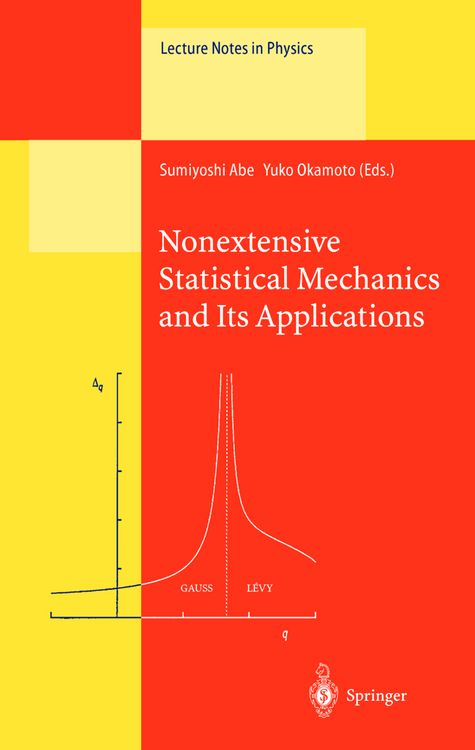 Produktbild: Nonextensive Statistical Mechanics and Its Applications