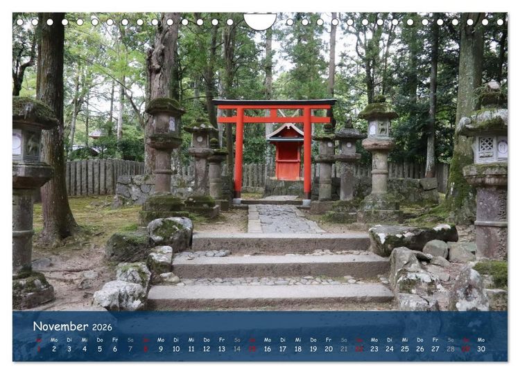 Produktbild: Japan - Impressionen aus dem Land der aufgehenden Sonne (Wandkalender 2026 DIN A4 quer), CALVENDO Monatskalender