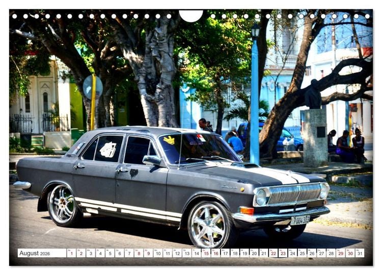 Produktbild: BEST OF WOLGA - Der sowjetische Oldtimer GAZ-24 (Wandkalender 2026 DIN A4 quer), CALVENDO Monatskalender