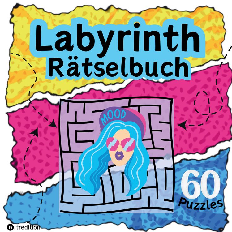 Produktbild: Labyrinth Buch für Mädchen, Tweens, Teenager Mitmachbuch Cooles Rätselbuch für Kinder Geschenkidee unter 15 Euro Mädchen Freundin