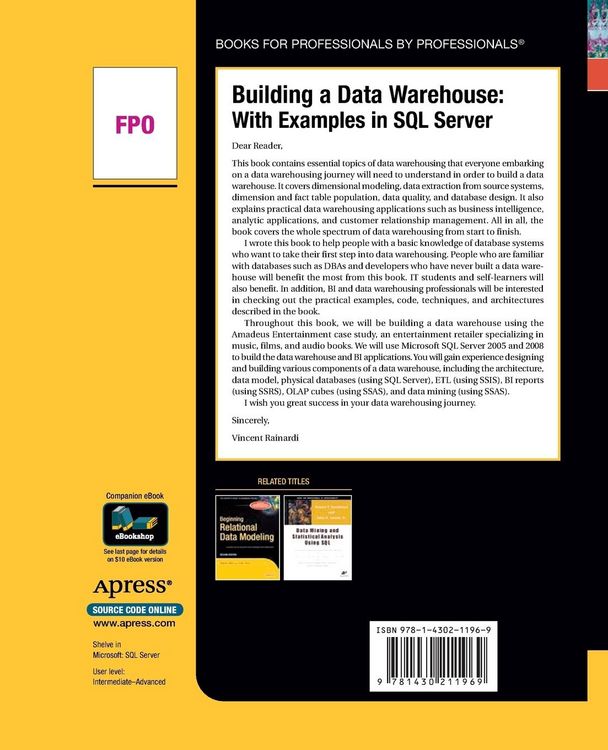 Produktbild: Building a Data Warehouse