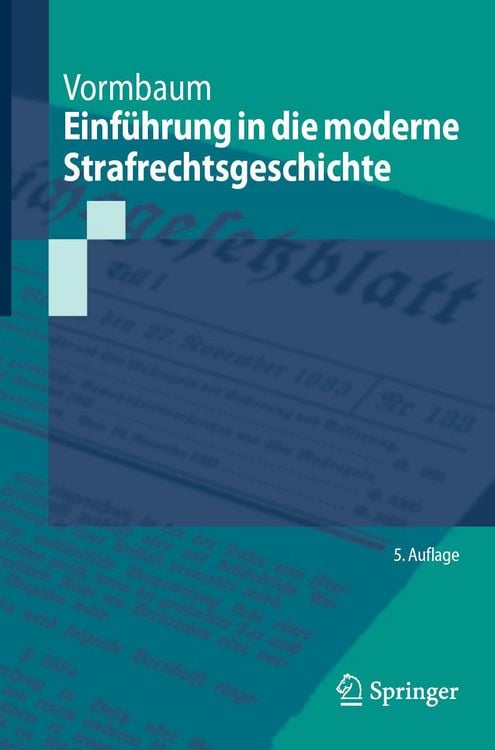 Produktbild: Einführung in die moderne Strafrechtsgeschichte