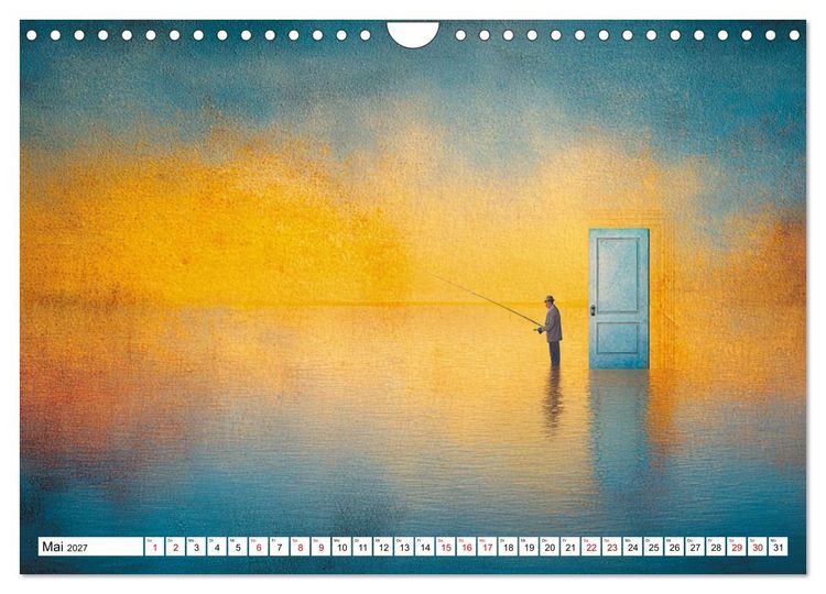 Produktbild: Fantastische F&auml;nge Die Kunst, das Unm&ouml;gliche zu angeln (Wandkalender 2027 DIN A4 quer), CALVENDO Monatskalender