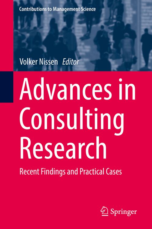 Produktbild: Advances in Consulting Research