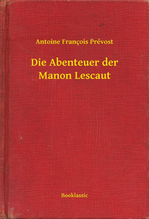 Produktbild: Die Abenteuer der Manon Lescaut