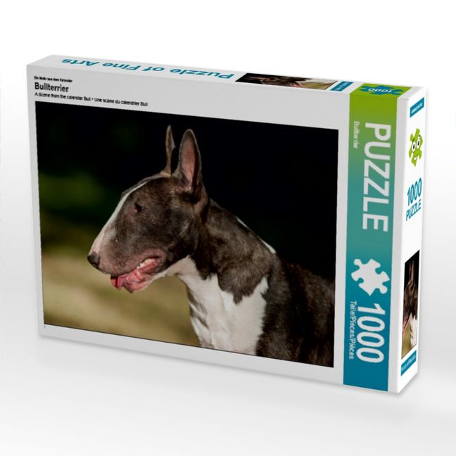 Produktbild: CALVENDO Puzzle Ein Motiv aus dem Kalender Bullterrier | 1000 Teile Lege-Gr&ouml;&szlig;e 64x48cm Foto-Puzzle f&uuml;r gl&uuml;ckliche Stunden
