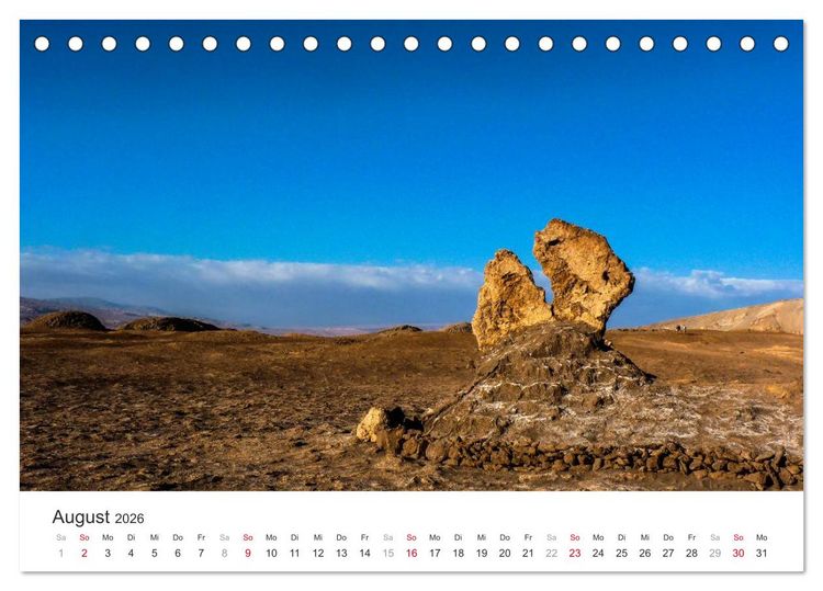 Produktbild: Chile - Land voller Kontraste (Tischkalender 2026 DIN A5 quer), CALVENDO Monatskalender