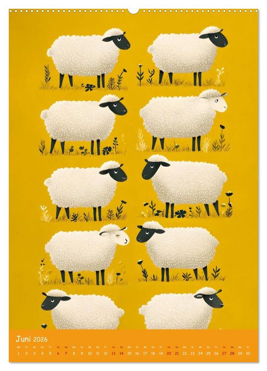 Produktbild: Folk Art Seasons (hochwertiger Premium Wandkalender 2026 DIN A2 hoch), Kunstdruck in Hochglanz