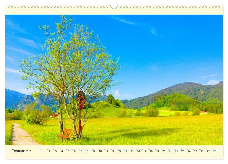Produktbild: Beschauliches Bayern (hochwertiger Premium Wandkalender 2026 DIN A2 quer), Kunstdruck in Hochglanz