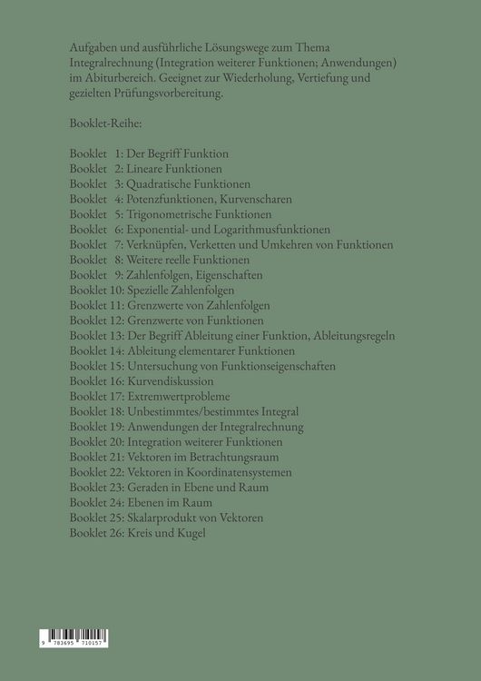 Produktbild: Mathematik f&uuml;r das Abitur