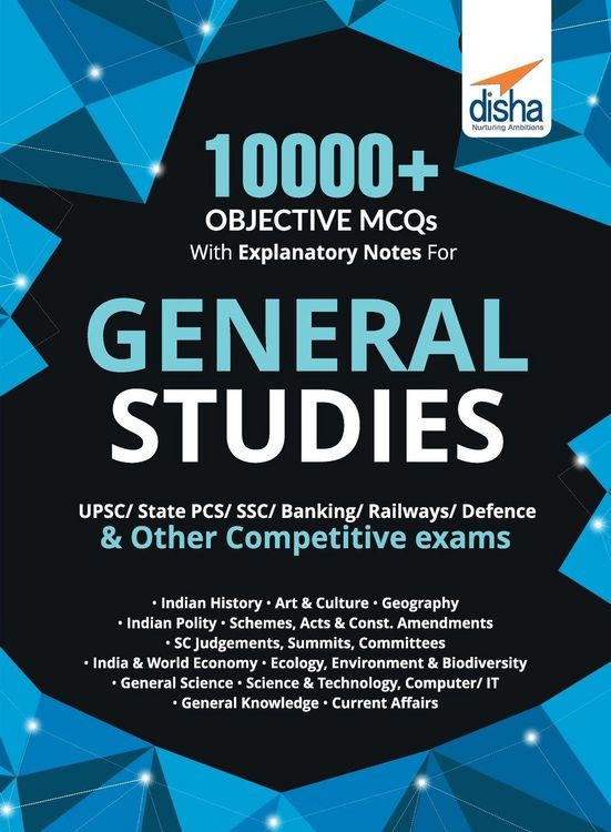 Produktbild: 10000+ Objective MCQs with Explanatory Notes for General Studies UPSC/ State PCS/ SSC/ Banking/ Railways/ Defence 2nd Edition