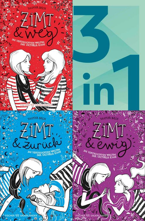 Produktbild: Zimt Staffel I Band 1-3 in einem Bundle: Zimt und weg / Zimt und zur&uuml;ck / Zimt und ewig