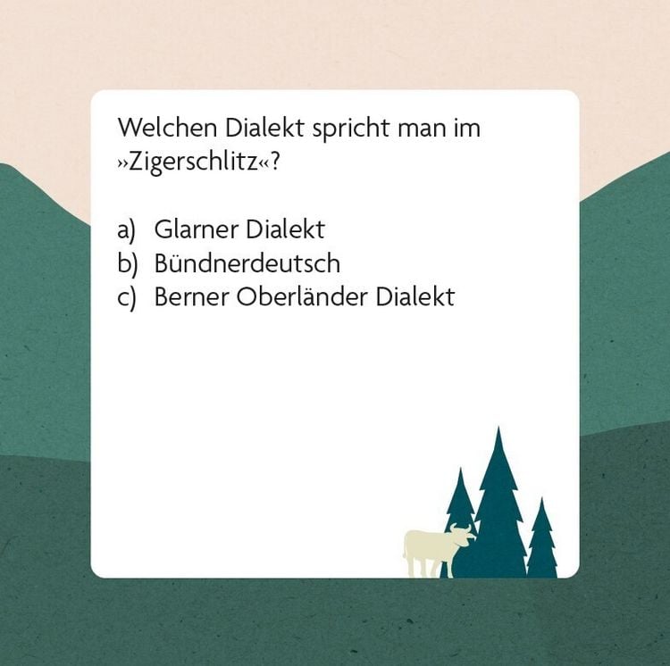 Dialekt-Quiz Schweiz