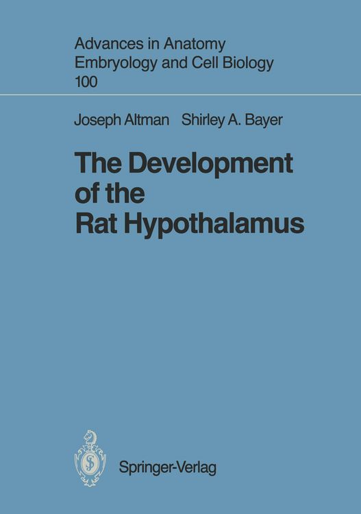 Produktbild: The Development of the Rat Hypothalamus