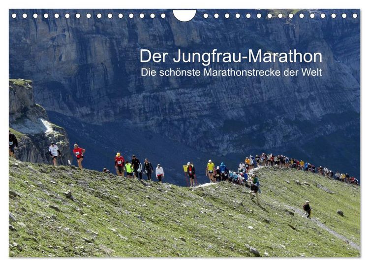 Produktbild: Der Jungfrau-Marathon (Wandkalender 2026 DIN A4 quer), CALVENDO Monatskalender