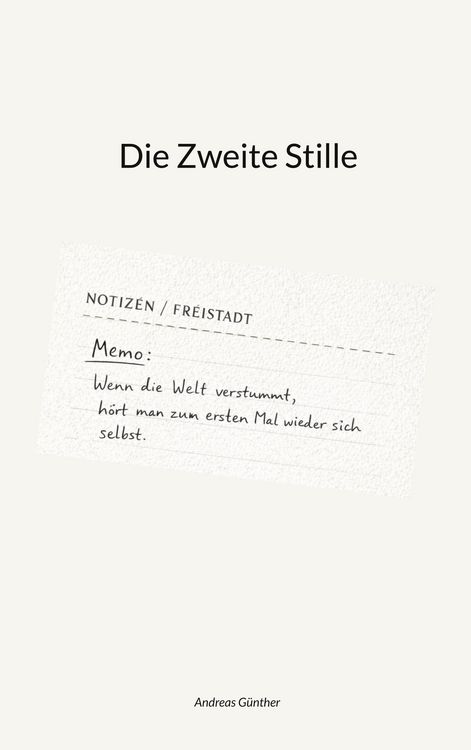 Produktbild: Die Zweite Stille