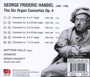 Produktbild: Handel: Organ Concertos,Op. 4